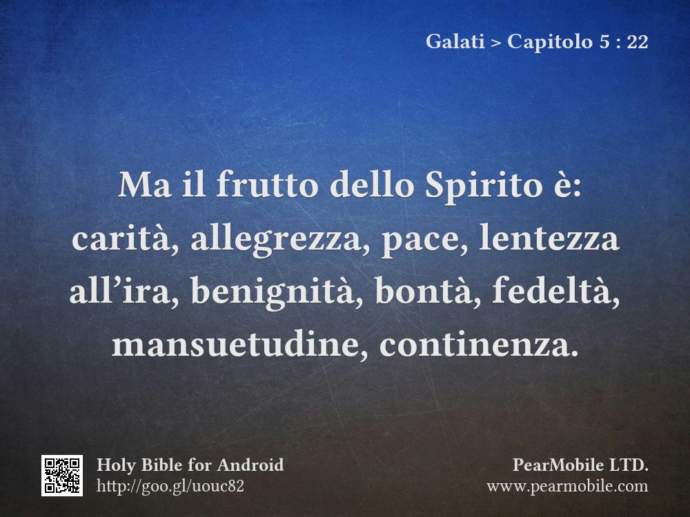 Galati, Capitolo 5:22